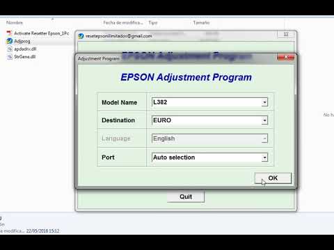 epson l382 reset software